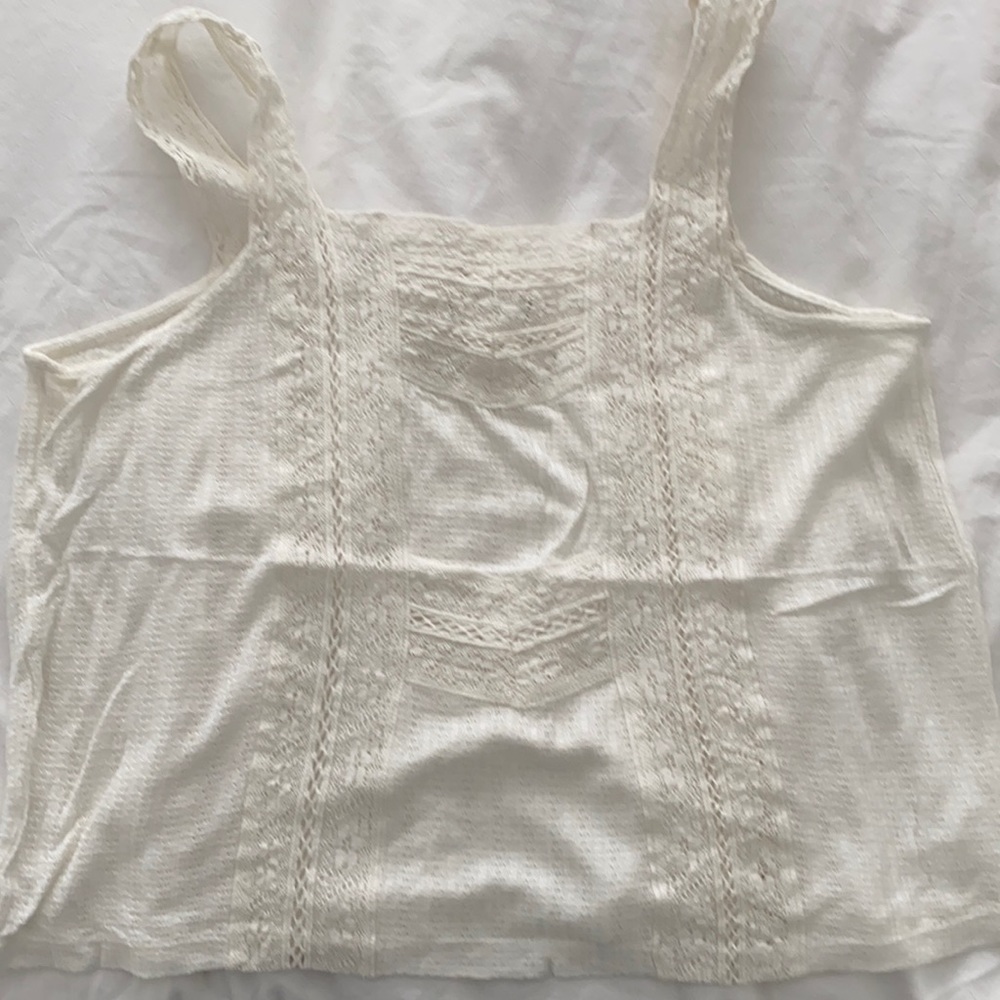Mango Lace Crop Cami